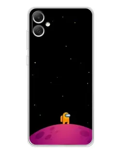 Чохол для Samsung Galaxy A06 з картинкою «Самотній герой на планеті» Чохол для Samsung Galaxy A06 з картинкою «Самотній герой на планеті»