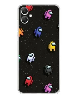 Чохол для Samsung Galaxy A06 з картинкою «Космічний патерн Among Us» Чохол для Samsung Galaxy A06 з картинкою «Космічний патерн Among Us»