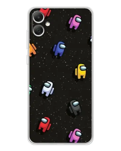 Чохол для Samsung Galaxy A06 з картинкою «Космічний патерн Among Us» Чохол для Samsung Galaxy A06 з картинкою «Космічний патерн Among Us»