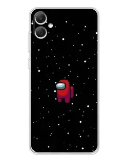 Чохол для Samsung Galaxy A06 з картинкою «Червоний Among Us»