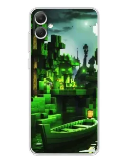 Чехол для Samsung Galaxy A06 с картинкой «Minecraft лесной пейзаж» Чехол для Samsung Galaxy A06 с картинкой «Minecraft лесной пейзаж»