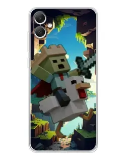 Чехол для Samsung Galaxy A06 с картинкой «Стив и гусь» Чехол для Samsung Galaxy A06 с картинкой «Стив и гусь»