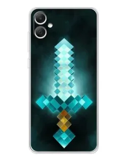 Чехол для Samsung Galaxy A06 с картинкой «Алмазный меч неон» Чехол для Samsung Galaxy A06 с картинкой «Алмазный меч неон»