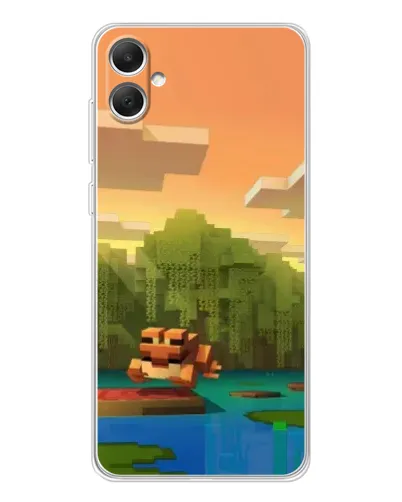 Чехол для Samsung Galaxy A06 с картинкой «Майнкрафт закат солнца» Чехол для Samsung Galaxy A06 с картинкой «Майнкрафт закат солнца»