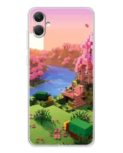 Чехол для Samsung Galaxy A06 с картинкой «Розовое дерево Minecraft» Чехол для Samsung Galaxy A06 с картинкой «Розовое дерево Minecraft»