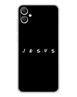 Чехол для Samsung Galaxy A06 с картинкой «Точки веры J.E.S.U.S.»