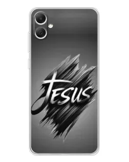 Чехол для Samsung Galaxy A06 с картинкой «Надпись Jesus Graffiti»