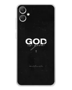 Чехол для Samsung Galaxy A06 с картинкой «GOD — Бог над всем»