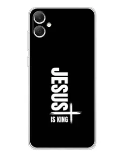 Чехол для Samsung Galaxy A06 с картинкой «Вертикаль веры Jesus»