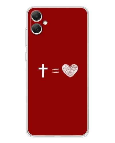Чехол для Samsung Galaxy A06 с картинкой «Уравнение любви» Чехол для Samsung Galaxy A06 с картинкой «Уравнение любви»
