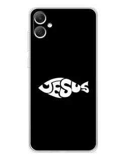 Чехол для Samsung Galaxy A06 с картинкой «Рыба Jesus» Чехол для Samsung Galaxy A06 с картинкой «Рыба Jesus»