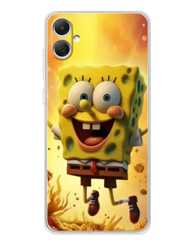 Чехол для Samsung Galaxy A06 с картинкой «Губка Боб прыгает» Чехол для Samsung Galaxy A06 с картинкой «Губка Боб прыгает»