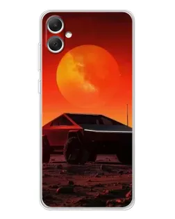 Чехол для Samsung Galaxy A06 с картинкой «Cybertruck на Марсе» Чехол для Samsung Galaxy A06 с картинкой «Cybertruck на Марсе»