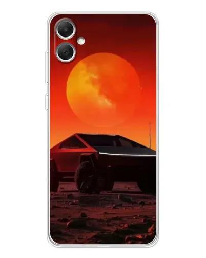 Чехол для Samsung Galaxy A06 с картинкой «Cybertruck на Марсе»