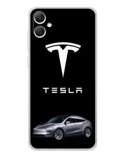 Чехол для Samsung Galaxy A06 с картинкой «Tesla Model Y» Чехол для Samsung Galaxy A06 с картинкой «Tesla Model Y»