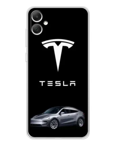 Чехол для Samsung Galaxy A06 с картинкой «Tesla Model Y»
