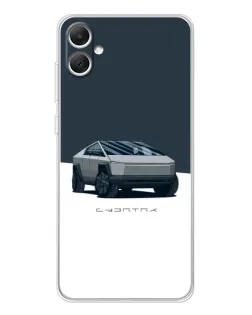 Чехол для Samsung Galaxy A06 с картинкой «Серебристый Cybertruck Tesla» Чехол для Samsung Galaxy A06 с картинкой «Серебристый Cybertruck Tesla»