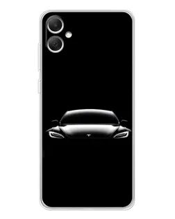 Чехол для Samsung Galaxy A06 с картинкой «Фары Tesla Night» Чехол для Samsung Galaxy A06 с картинкой «Фары Tesla Night»
