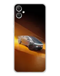 Чехол для Samsung Galaxy A06 с картинкой «Cybertruck в пустыне» Чехол для Samsung Galaxy A06 с картинкой «Cybertruck в пустыне»