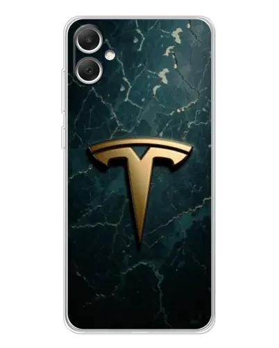 Чехол для Samsung Galaxy A06 с картинкой «Мраморная Tesla Gold»