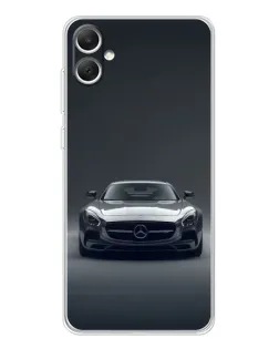 Чехол для Samsung Galaxy A06 с картинкой «Mercedes на черном»
