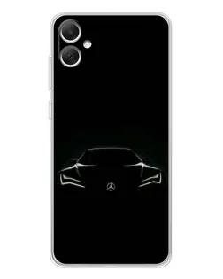 Чохол для Samsung Galaxy A06 з картинкою «Mercedes — силует авто» Чохол для Samsung Galaxy A06 з картинкою «Mercedes — силует авто»
