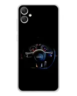 Чехол для Samsung Galaxy A06 с картинкой «Салон Audi — руль» Чехол для Samsung Galaxy A06 с картинкой «Салон Audi — руль»