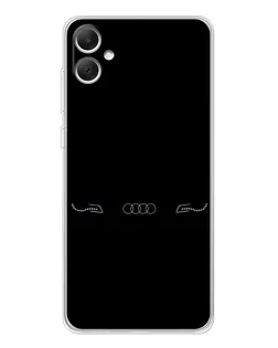 Чехол для Samsung Galaxy A06 с картинкой «Audi — световой подпись» Чехол для Samsung Galaxy A06 с картинкой «Audi — световой подпись»