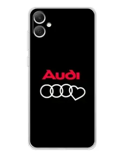 Чехол для Samsung Galaxy A06 с картинкой «Логотип Audi Heart» Чехол для Samsung Galaxy A06 с картинкой «Логотип Audi Heart»