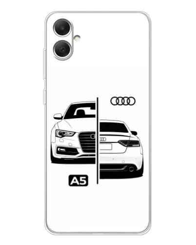 Чехол для Samsung Galaxy A06 с картинкой «Audi — контрастный дизайн» Чехол для Samsung Galaxy A06 с картинкой «Audi — контрастный дизайн»