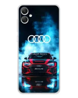 Чехол для Samsung Galaxy A06 с картинкой «Audi Sport — неон»