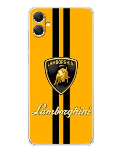 Чехол для Samsung Galaxy A06 с картинкой «Lamborghini Stripe желтый»