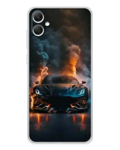 Чехол для Samsung Galaxy A06 с картинкой «Lamborghini дымная эстетика»