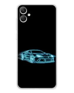 Чехол для Samsung Galaxy A06 с картинкой «Неоновый контур Lamborghini» Чехол для Samsung Galaxy A06 с картинкой «Неоновый контур Lamborghini»