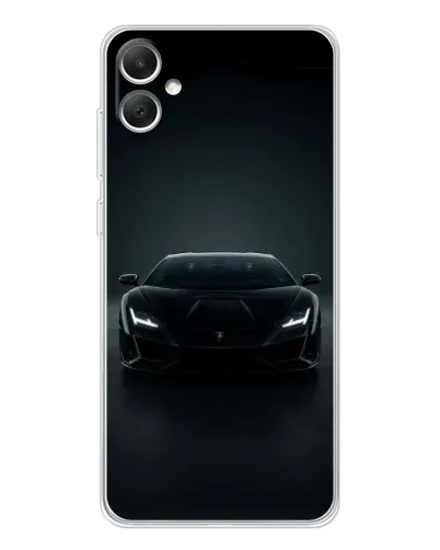 Чехол для Samsung Galaxy A06 с картинкой «Черный Lamborghini Aventador»