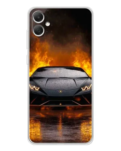 Чехол для Samsung Galaxy A06 с картинкой «Lamborghini в огне»