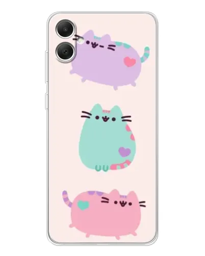 Чохол для Samsung Galaxy A06 з картинкою «Pusheen тріо» Чохол для Samsung Galaxy A06 з картинкою «Pusheen тріо»