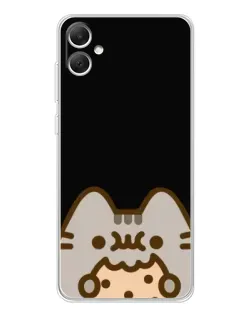 Чохол для Samsung Galaxy A06 з картинкою «Пушин на чорному» Чохол для Samsung Galaxy A06 з картинкою «Пушин на чорному»