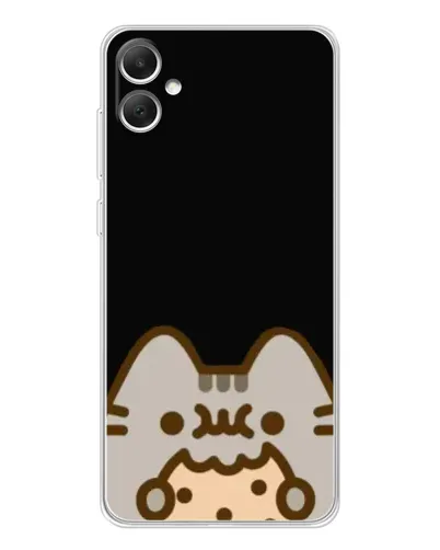 Чохол для Samsung Galaxy A06 з картинкою «Пушин на чорному» Чохол для Samsung Galaxy A06 з картинкою «Пушин на чорному»