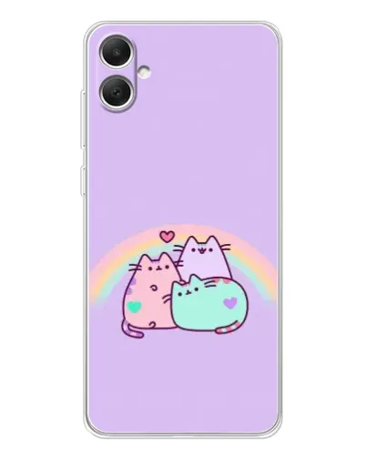 Чохол для Samsung Galaxy A06 з картинкою «Веселкові Пушини» Чохол для Samsung Galaxy A06 з картинкою «Веселкові Пушини»