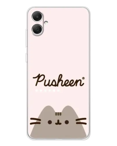 Чохол для Samsung Galaxy A06 з картинкою «Pusheen логотип» Чохол для Samsung Galaxy A06 з картинкою «Pusheen логотип»