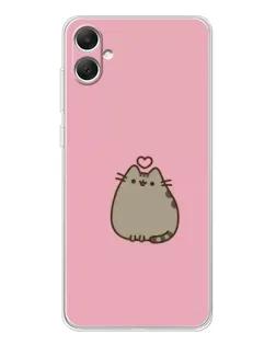 Чохол для Samsung Galaxy A06 з картинкою «Pusheen серце» Чохол для Samsung Galaxy A06 з картинкою «Pusheen серце»