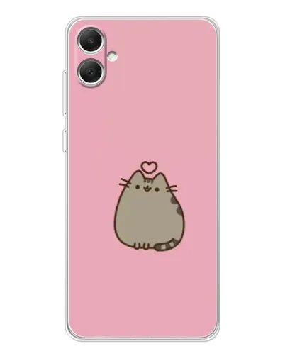 Чохол для Samsung Galaxy A06 з картинкою «Pusheen серце» Чохол для Samsung Galaxy A06 з картинкою «Pusheen серце»