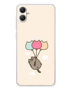 Чохол для Samsung Galaxy A06 з картинкою «Пушин на кульках» Чохол для Samsung Galaxy A06 з картинкою «Пушин на кульках»