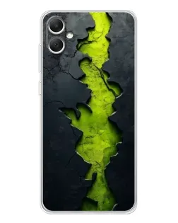 Чехол для Samsung Galaxy A06 с картинкой «Салатовый разлом скалы»