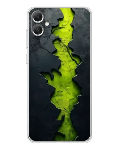 Чехол для Samsung Galaxy A06 с картинкой «Салатовый разлом скалы»