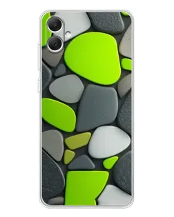 Чехол для Samsung Galaxy A06 с картинкой «Яркая неоновая галька»