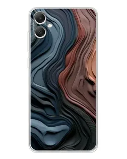 Чехол для Samsung Galaxy A06 с картинкой «Цветные волны каньона»