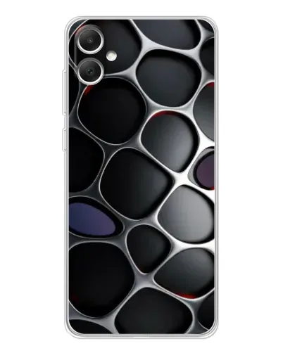 Чехол для Samsung Galaxy A06 с картинкой «Объемная темная решетка»