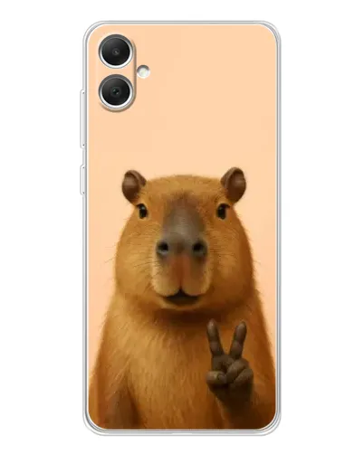 Чехол для Samsung Galaxy A06 с картинкой «Капибара виктория»